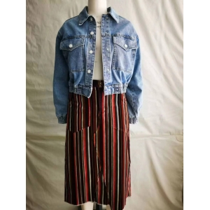 DENIM JACKET、CORDUROY DRESS